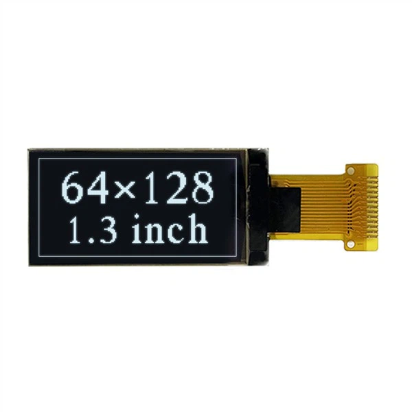 1,3 colio OLED balto LCD ekrano modulis